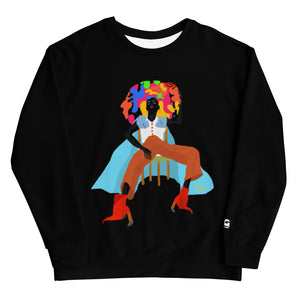 Open image in slideshow, G Street Big Drip Sweatshirt (Black)
